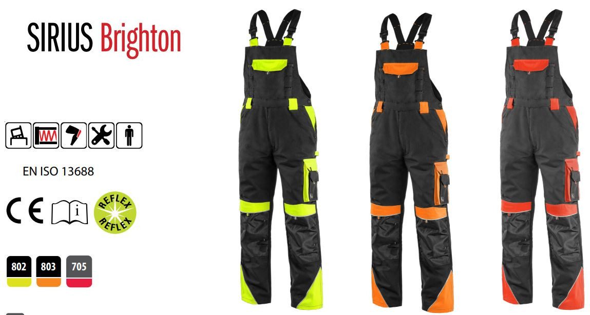 OGRODNICZKI CXS SIRIUS BRIGHTON, MĘSKIE, KOLOR CZARNO-POMARAŃCZOWY 1.5