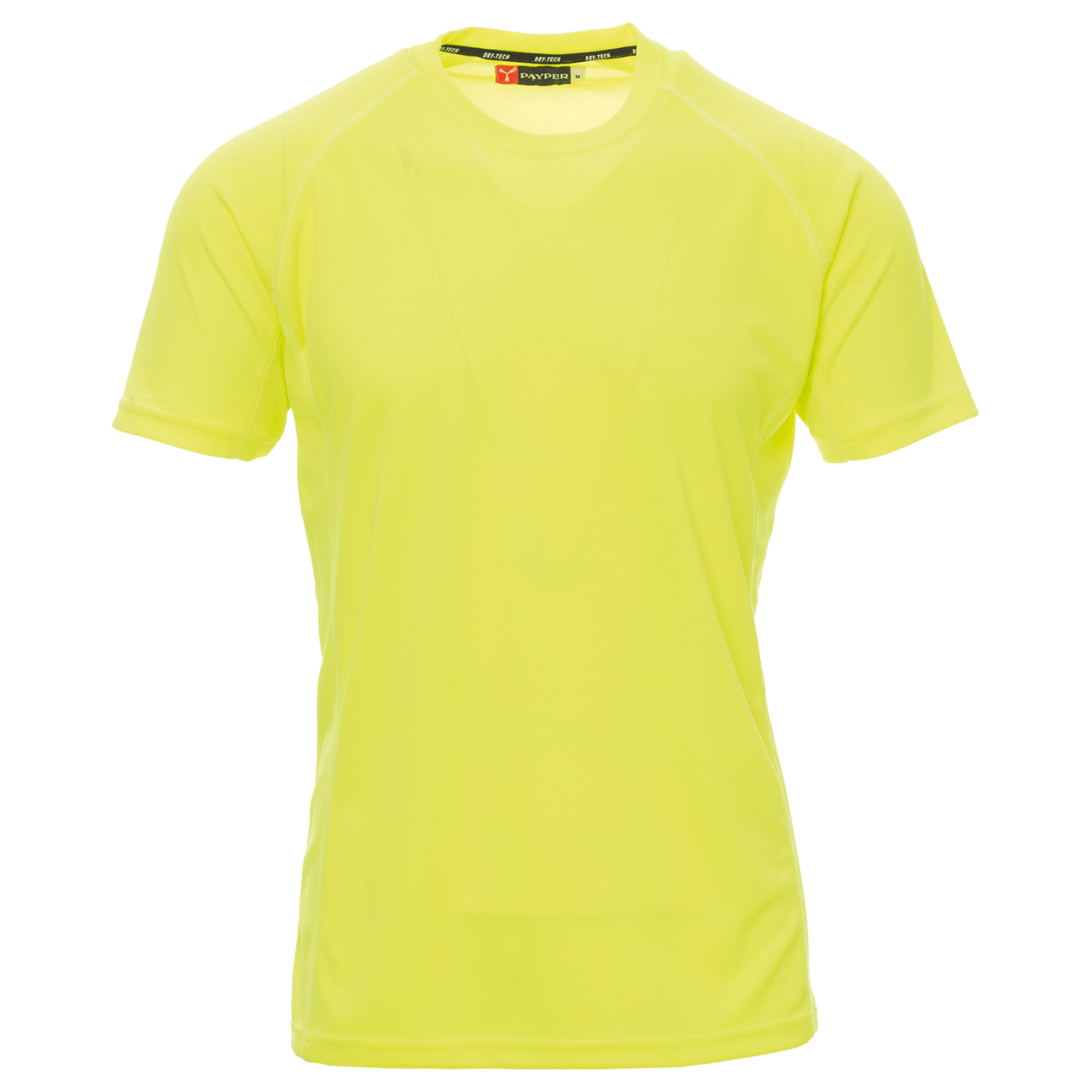 payper-runner-fluo-yellow-t-shirt